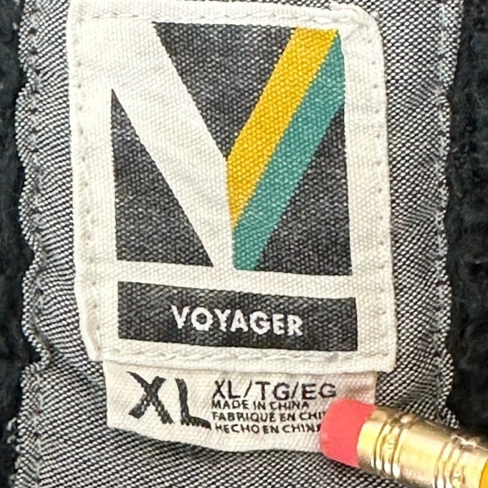 Voyager Plaid‎ Polar Fleece Snap Front Shirt Jacket Shacket XL Workwear Outddor